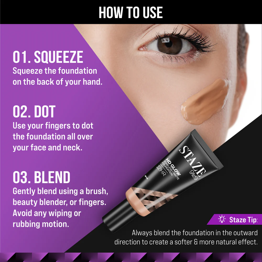 HD Glow Foundation - 228C Latte - Image 4